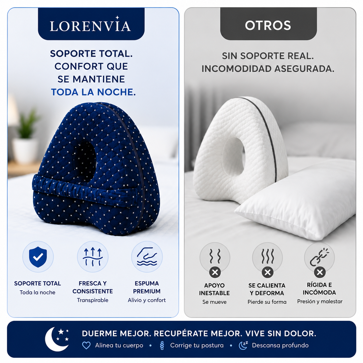 Almohada Ergonómica Lorenvia