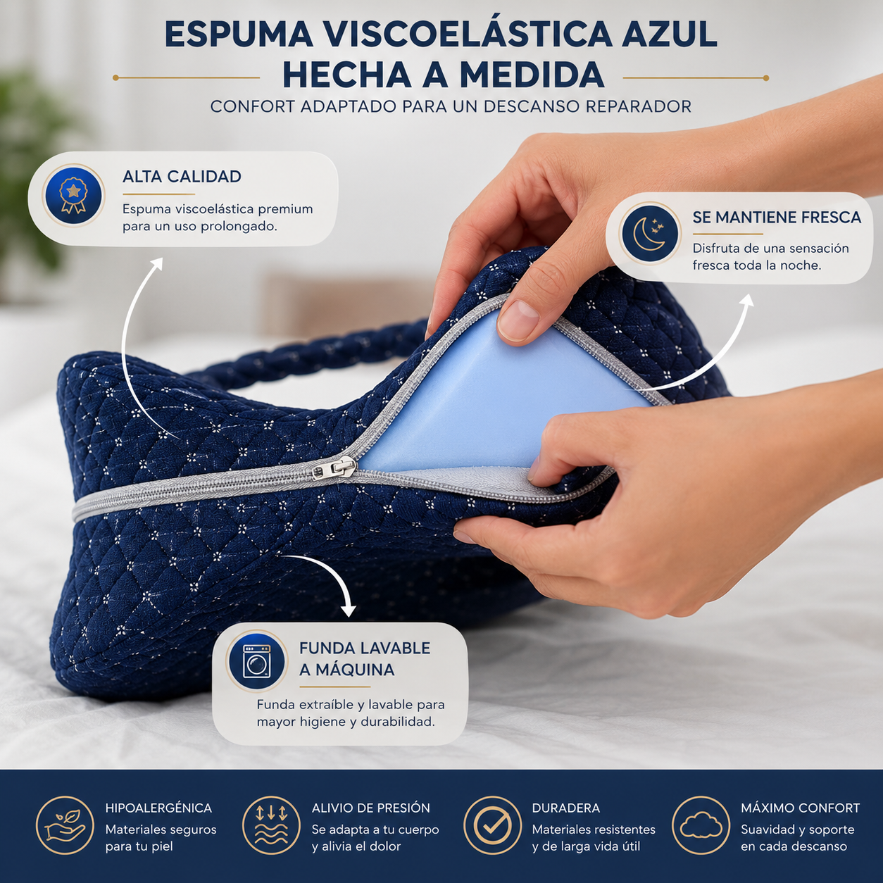 Almohada Ergonómica Lorenvia